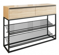 Консоль Обувница Сонома черный