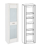 Пенал Ривьера со стеклом (Ясень анкор светлый)