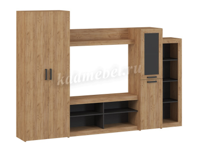 Гостиная Оскар 4 (Дуб золотой/Венге)