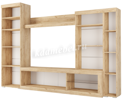 Гостиная Бастон (Дуб вотан/Графит)