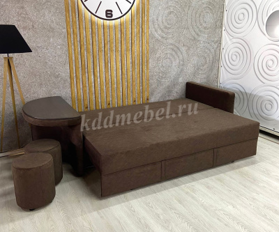 Диван-кровать Ирис с пуфиками (2 кат.)