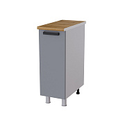 Шкаф нижний глубокий Г3Р кухня Танго без столешницы (Белый/Дуб Шале мореный)