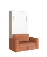 Раскладушка 900_Сонома+Белый с диваном_оранжевый0001