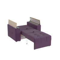 ван кровать Нави_открытый_Винный