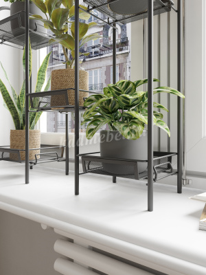 Подставка для цветов Лира-36 (Черный)