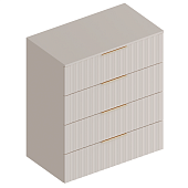 Комод Тефия 4 ящика (Тефия/Софт сантьяго)