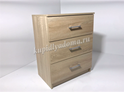 Комод Светлана 3 ящика (Дуб сонома)