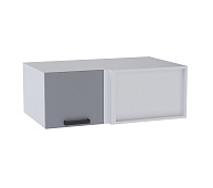 Шкаф верхний глубокий угловой УВГ кухня Танго (Белый/Серый глянец)