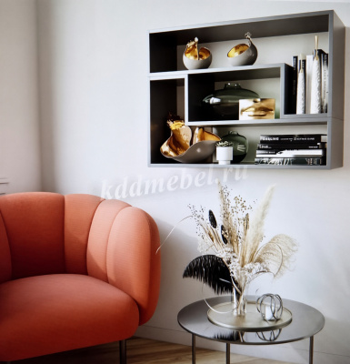 Полка Смарт-2 Универсальная секция (Метрополитан грей)