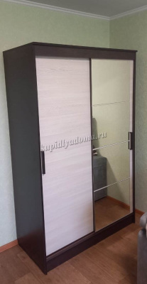 Шкаф-купе Элегант-4 (Дуб венге/Сосна лоредо)