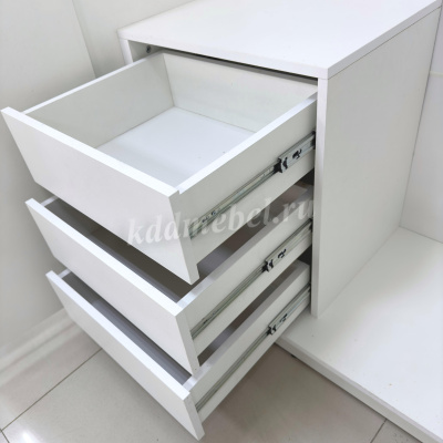 Шкаф распашной Мика 1.5 (Белый)