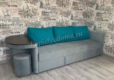 Диван-кровать Ирис с пуфиками (2 кат.)