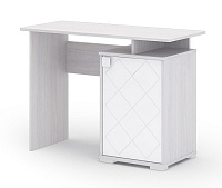 Стол макияжный Сальма СТМ-021 (Анкор светлый/Белый глянец)