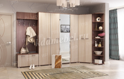 Обувница Италия 800 (Ясень шимо темный/Ясень шимо светлый)