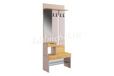 Прихожая К3 Баско (Кашемир/Дуб крафт золотой)