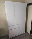 Шкаф 3-х дверный 1 ящ. Сура 1.2 (Белый)