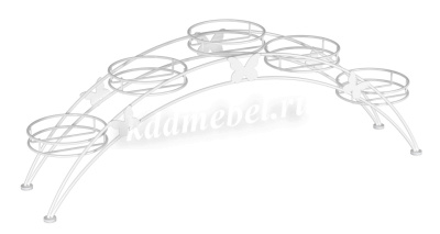 Подставка для цветов Арка-5 (Белый)