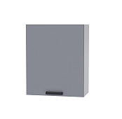 Шкаф верхний сушка с единым фасадом 6С кухня Кампео (Белый/Сантьяго софт)