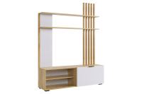 Гостиная Бери дуб крафт золотой белое дерево копия