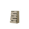 Комод Гавана (Дуб крафт серый/Кашемир)